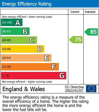 EPC Graph for Nelson Close, Middleton, DE4