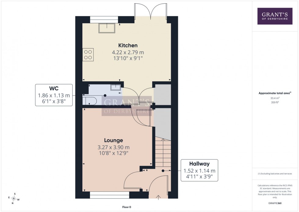 Floorplan for Oakwell Drive, Crich, DE4