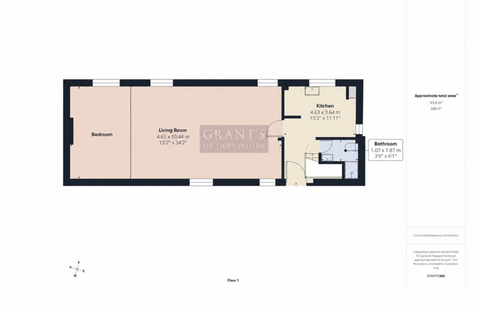 Floorplan for The Common, Crich, DE4