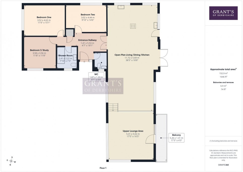 Floorplan for Old Coach Road, Tansley, DE4