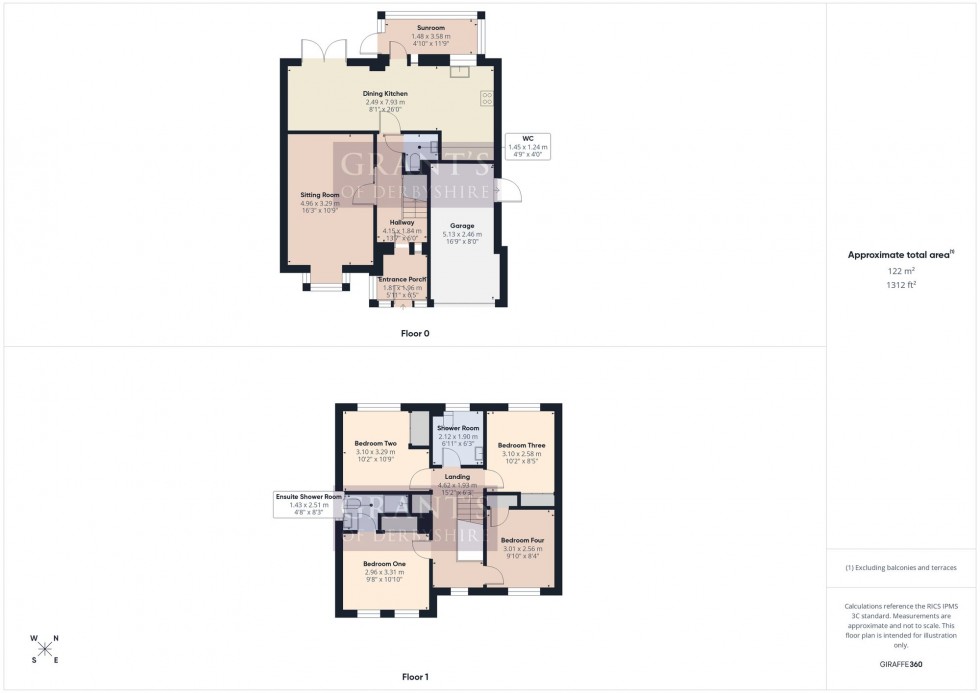 Floorplan for Yokecliffe Drive, Wirksworth, DE4