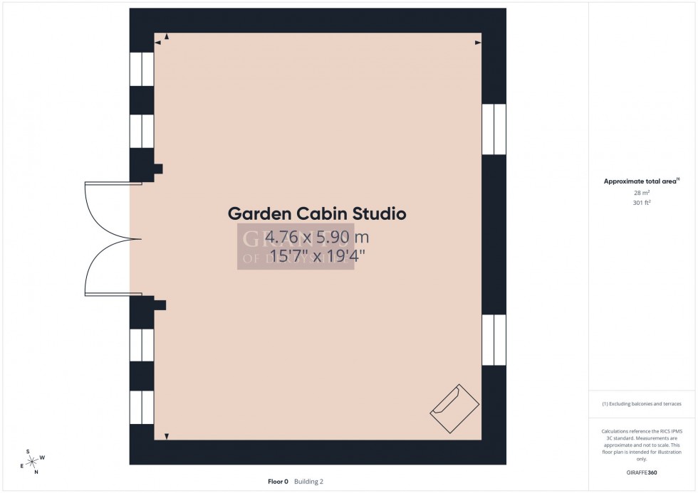 Floorplan for High Street, Bonsall, DE4