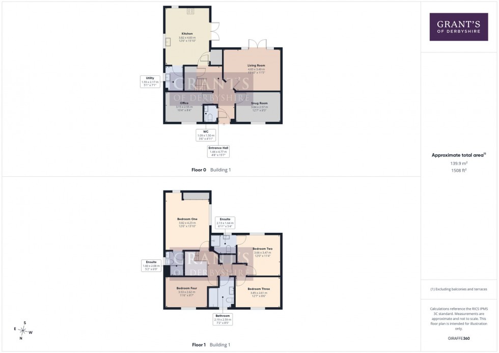 Floorplan for Pinewood Drive, Shirland, DE55