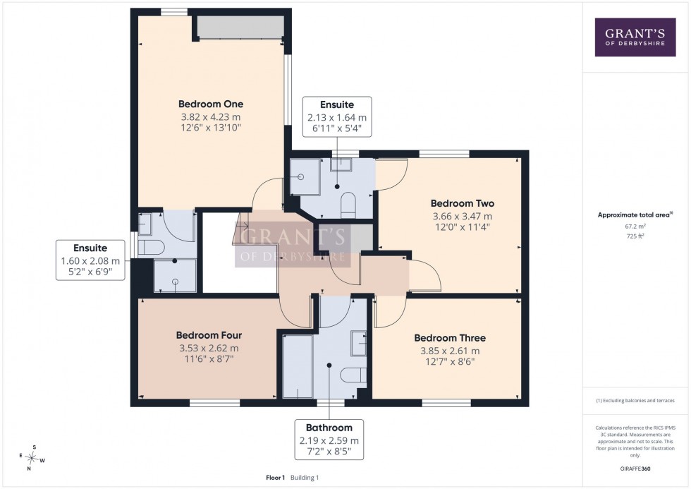 Floorplan for Pinewood Drive, Shirland, DE55