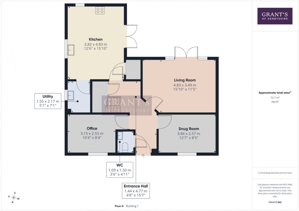 Floorplan for Pinewood Drive, Shirland, DE55