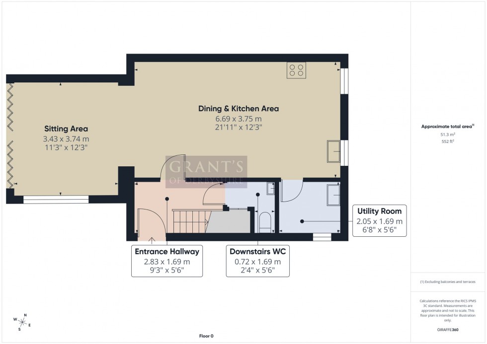 Floorplan for Church Street, Tansley, DE4