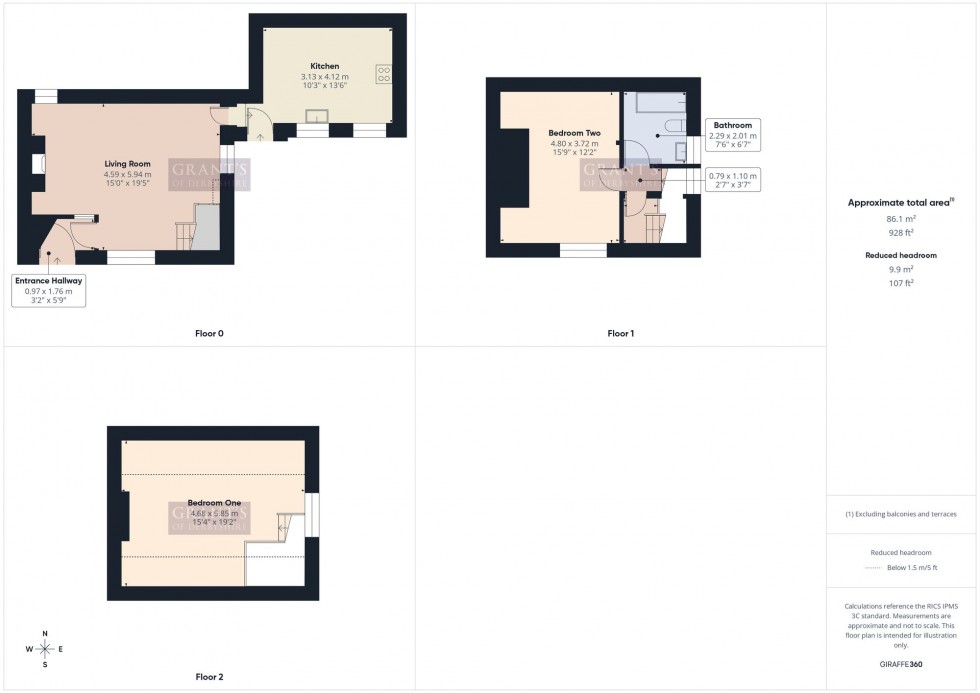 Floorplan for Church Lane, Ellastone, DE6