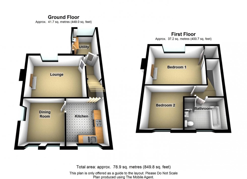 Floorplan for Tansley, Matlock