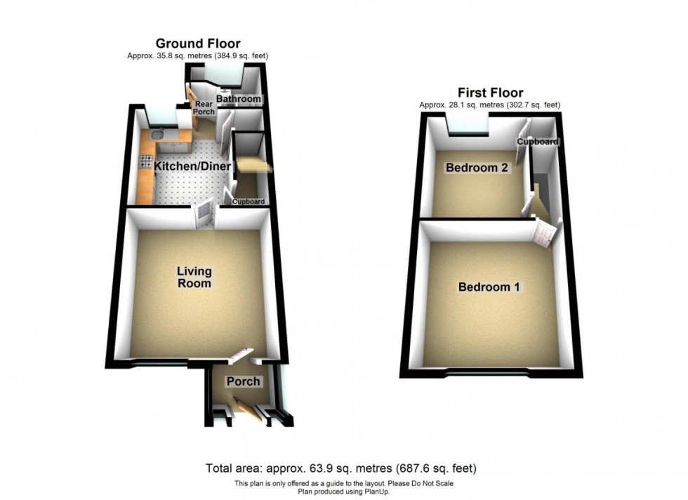 Floorplan for Cavendish Road, Matlock