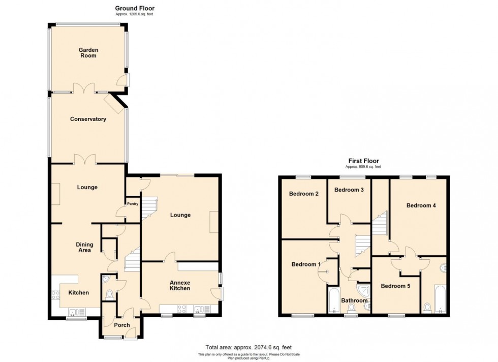 Floorplan for Wyntor Avenue, Winster, Matlock