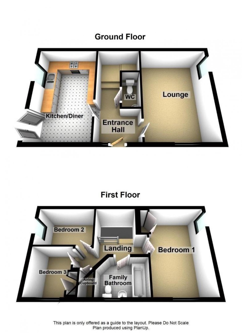 Floorplan for Morledge, Matlock