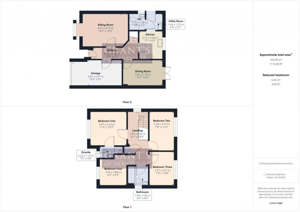 Floorplan for Meadow End, Wirksworth, Matlock