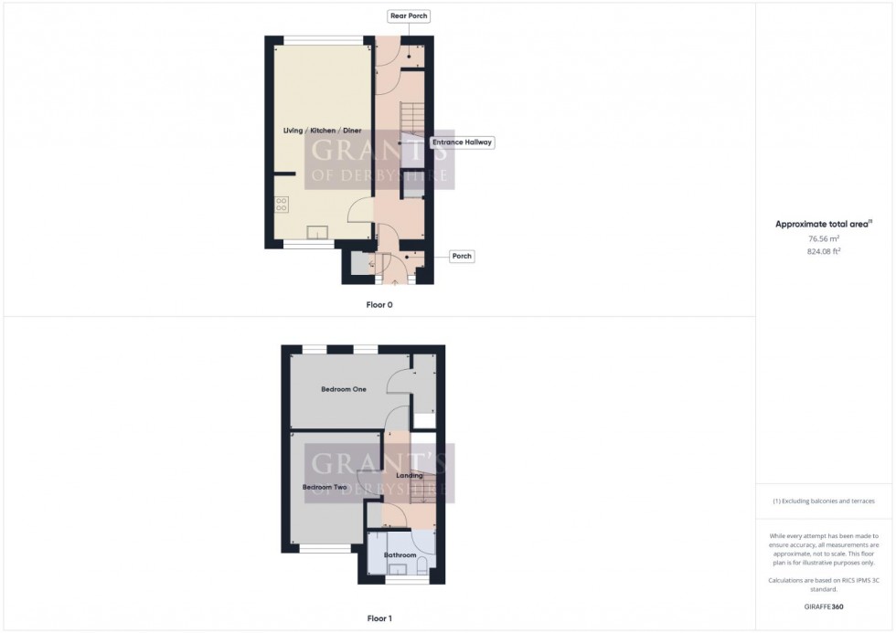 Floorplan for 21 St. Marks Close, Cromford