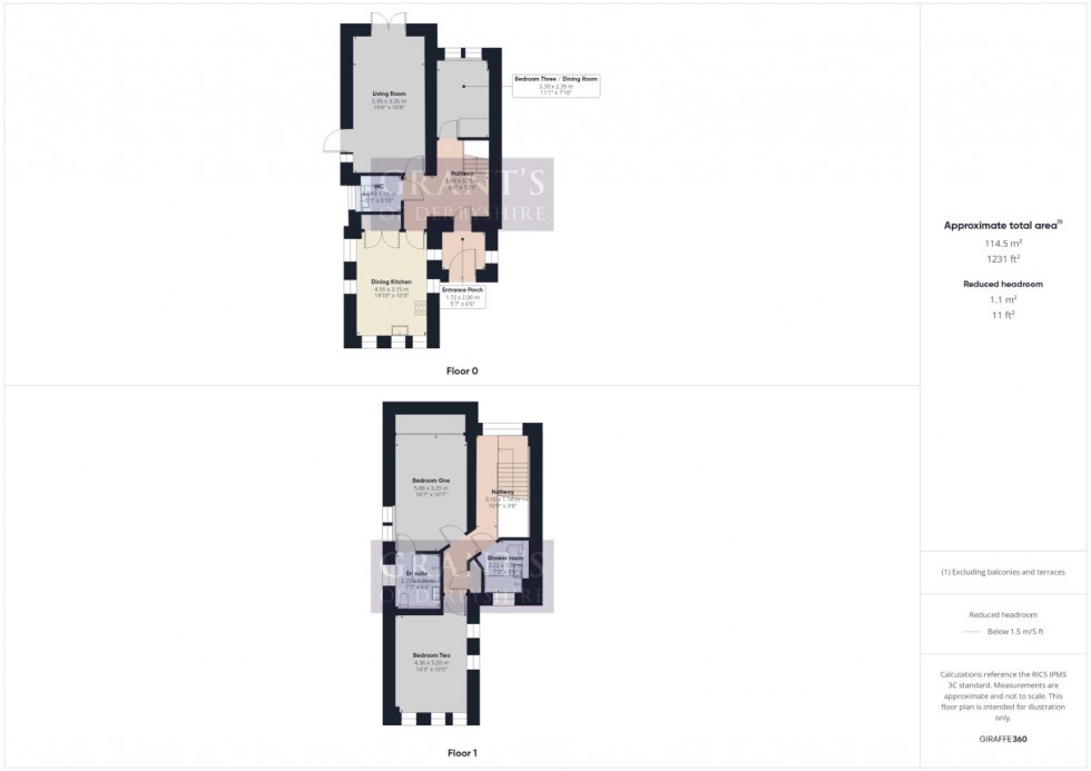 Floorplan for St. Elphins Park, Darley Dale, Matlock