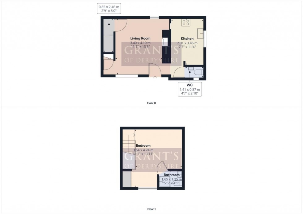 Floorplan for Main Street, Elton, Matlock