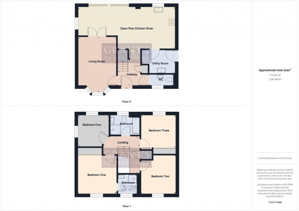 Floorplan for Wistanes Green, Wessington, Alfreton