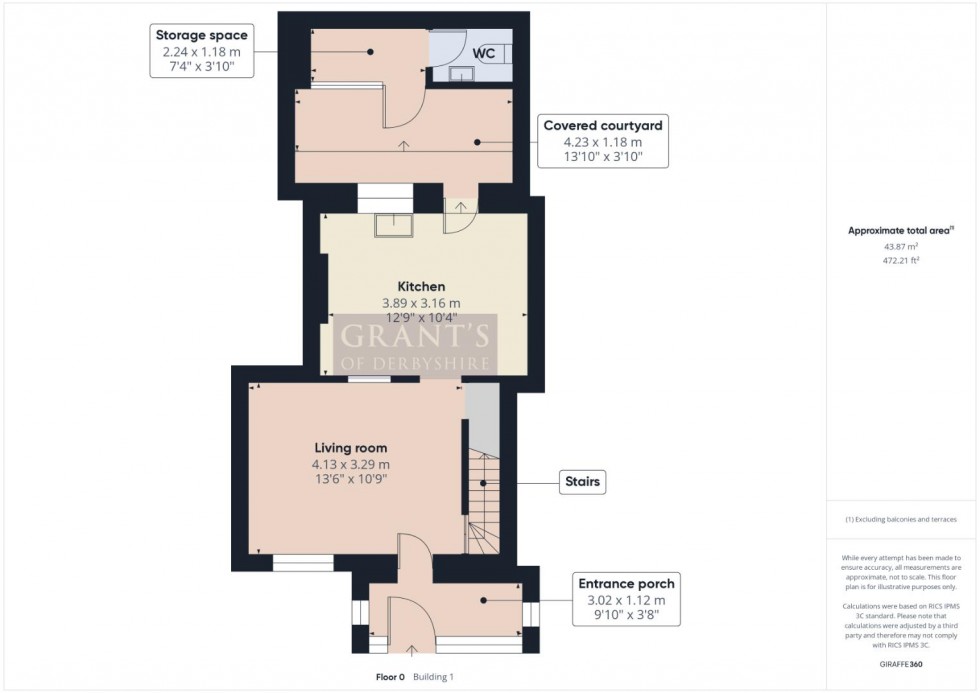Floorplan for Bolehill Road, Bolehill, Wirksworth