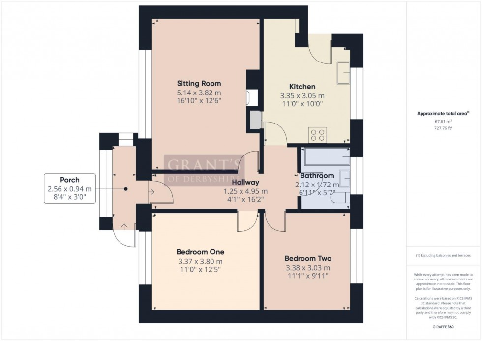 Floorplan for West View, Hobb Farm, Wirksworth