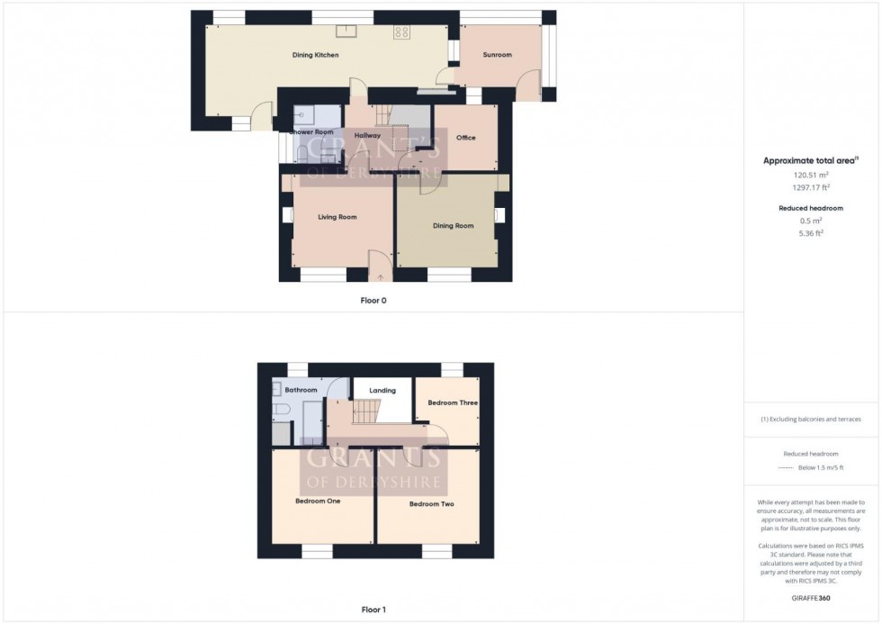 Floorplan for Wirksworth Moor, Bolehill, Matlock