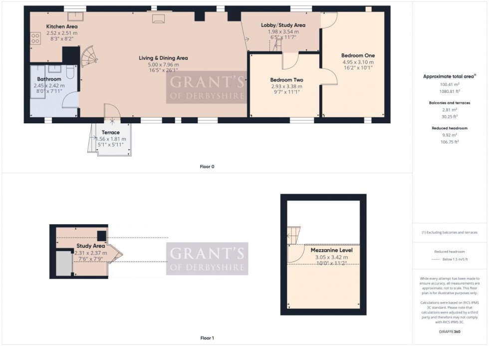 Floorplan for Atlow Moat, Atlow, Ashbourne