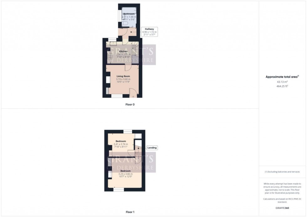 Floorplan for Ember Lane, Bonsall, Nr Matlock