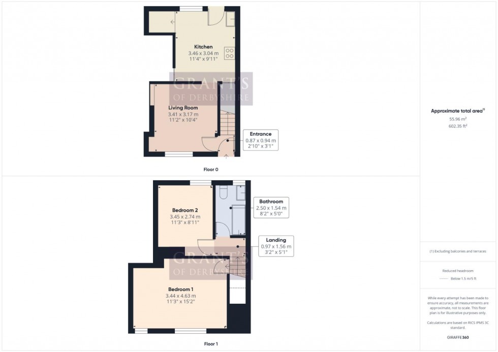 Floorplan for Alton Rise, Matlock