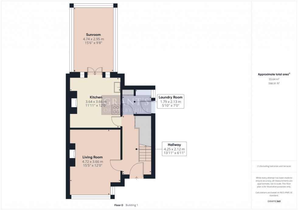 Floorplan for 40, Charles Street, Alfreton, Derbyshire, DE55 7EA