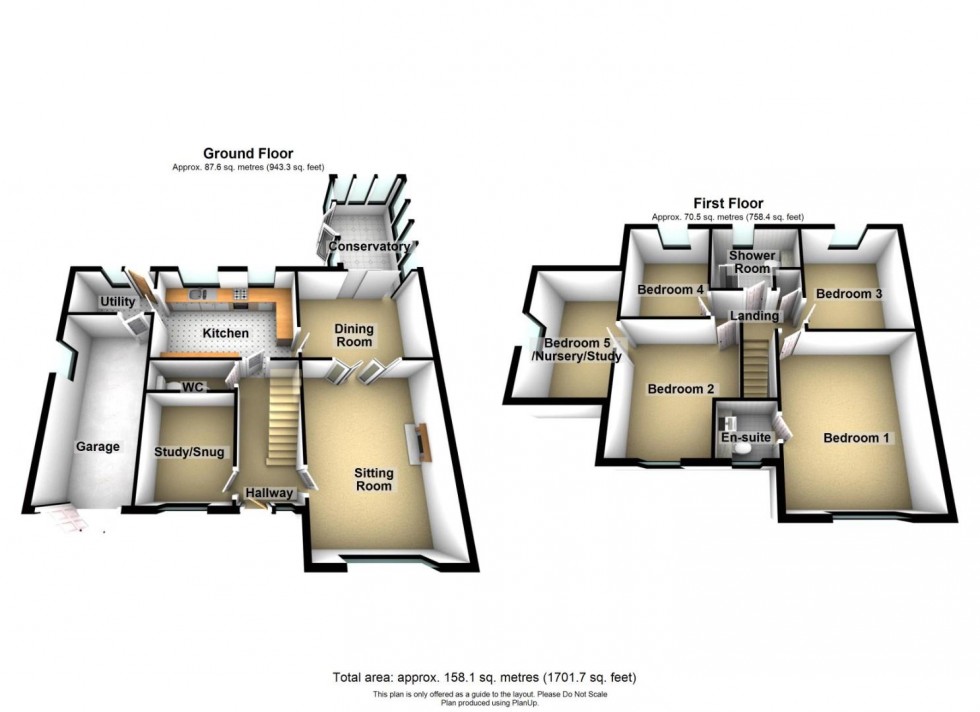 Floorplan for Derby Road, Wirksworth, Matlock
