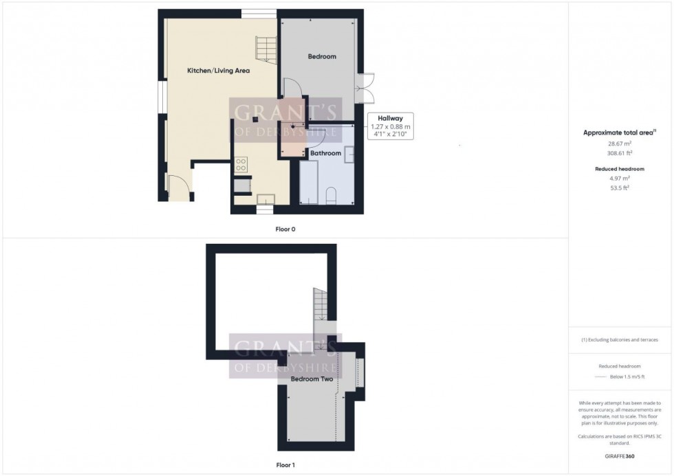 Floorplan for Coldwell Street, Wirksworth, Matlock