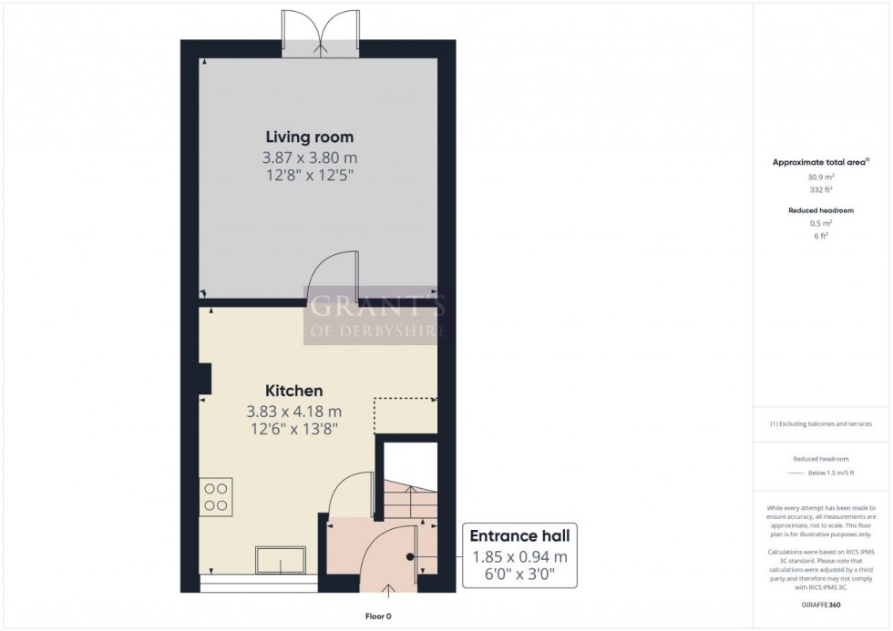 Floorplan for Beech Court, Wirksworth, Matlock