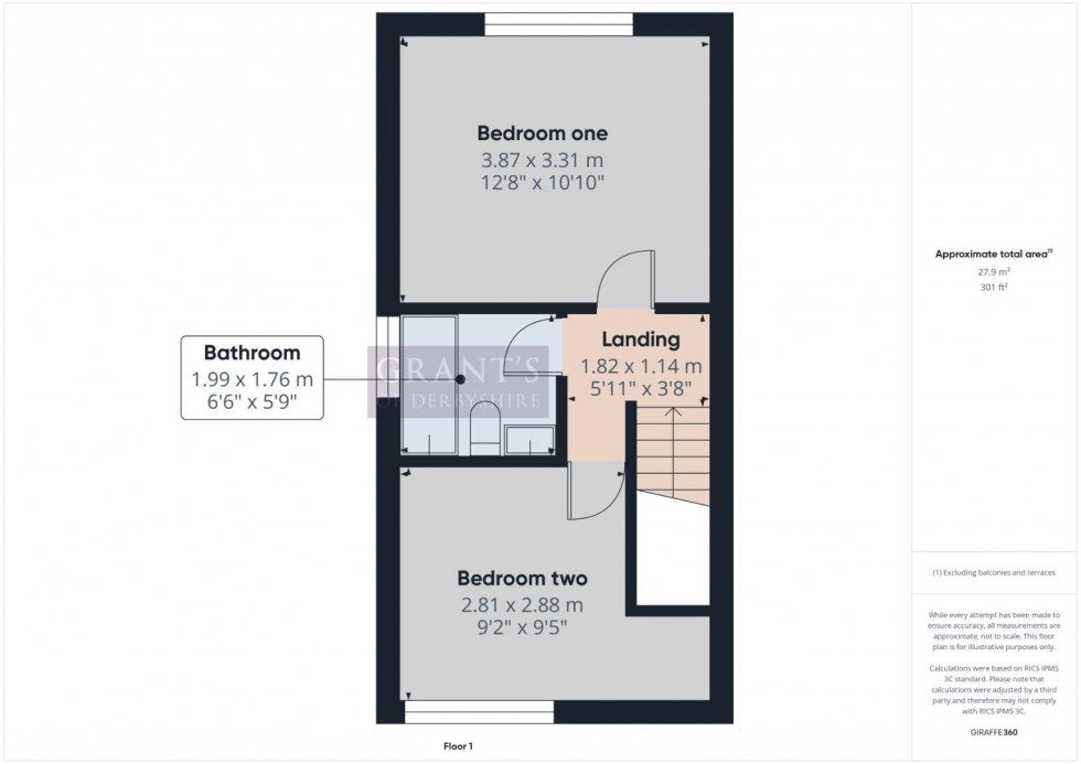 Floorplan for Beech Court, Wirksworth, Matlock