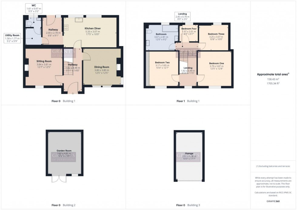 Floorplan for Bakewell Road, Matlock