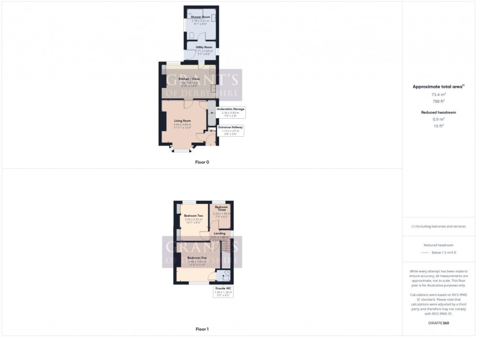 Floorplan for The Hollins, Holloway, Matlock