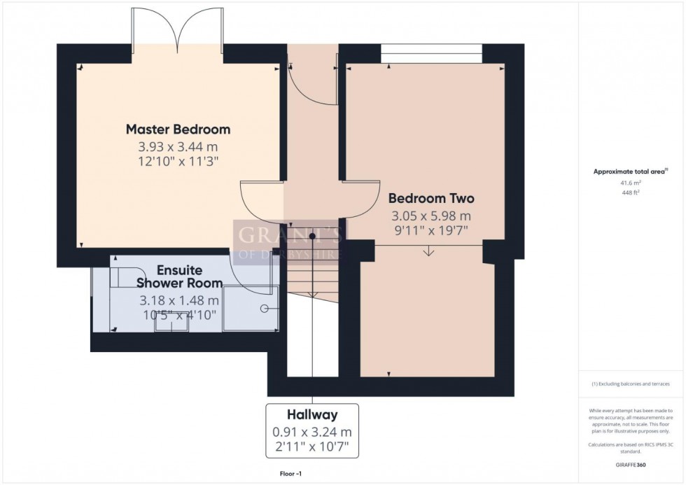 Floorplan for Intake Lane, Cromford,