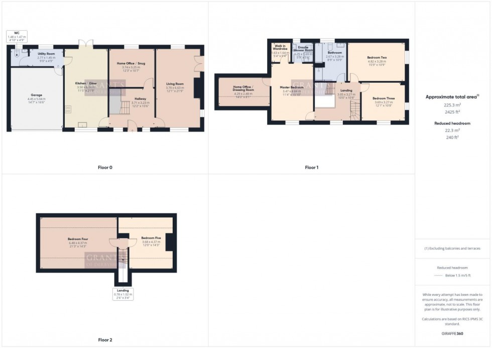 Floorplan for North View, Crich
