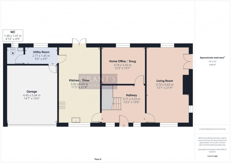 Floorplan for North View, Crich