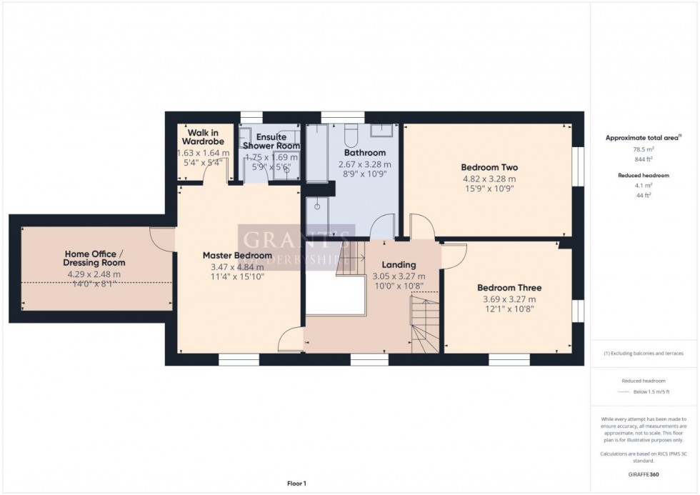 Floorplan for North View, Crich