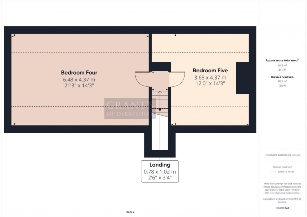 Floorplan for North View, Crich