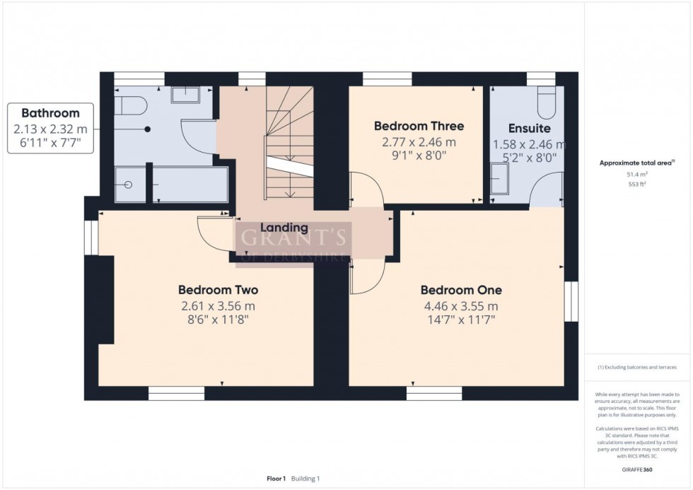 Floorplan for Allen Lane, Tansley, Matlock