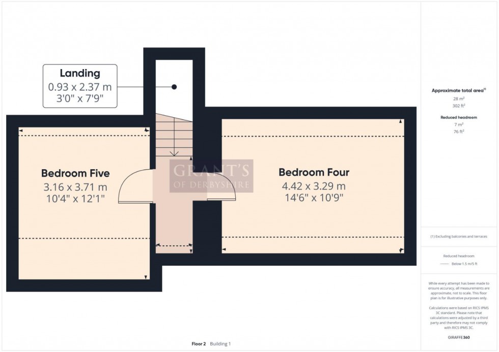 Floorplan for Allen Lane, Tansley, Matlock
