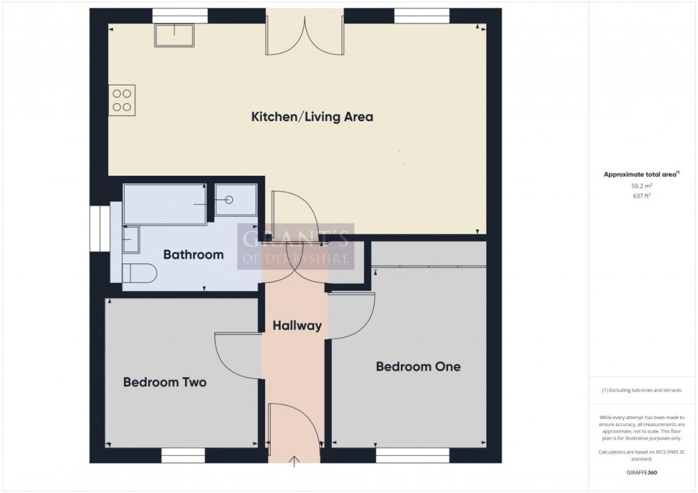 Floorplan for Frecheville Drive, Belper