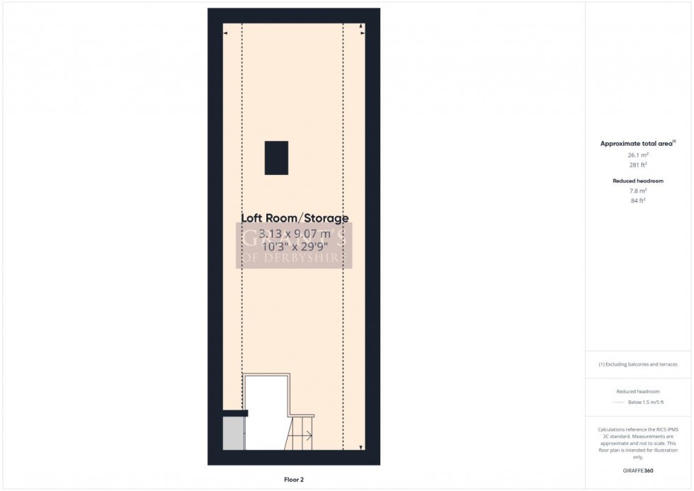 Floorplan for Stoneleigh, 17 Summer Lane, Wirksworth