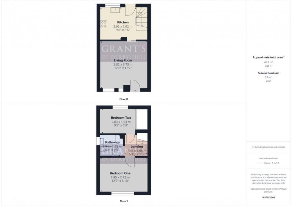 Floorplan for Crabtree Close, Wirksworth