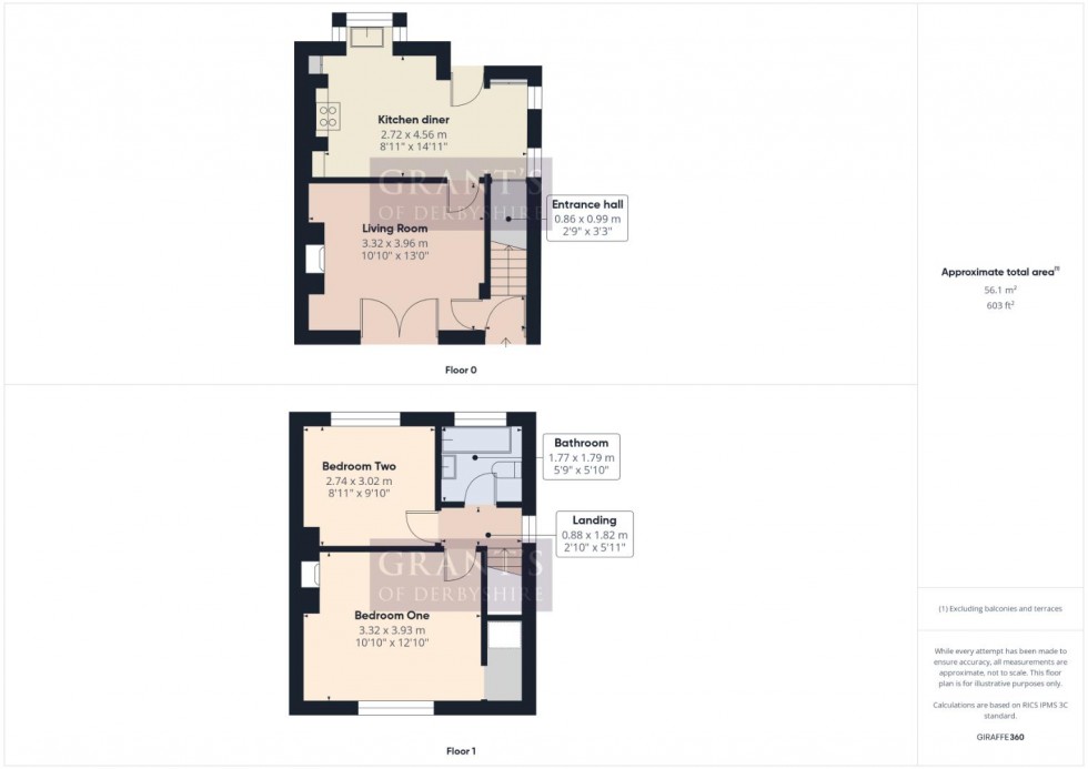 Floorplan for Pocknedge Lane, Holymoorside, Chesterfield