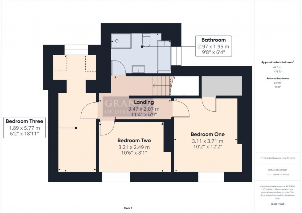 Floorplan for Main Street, Kniveton, Ashbourne