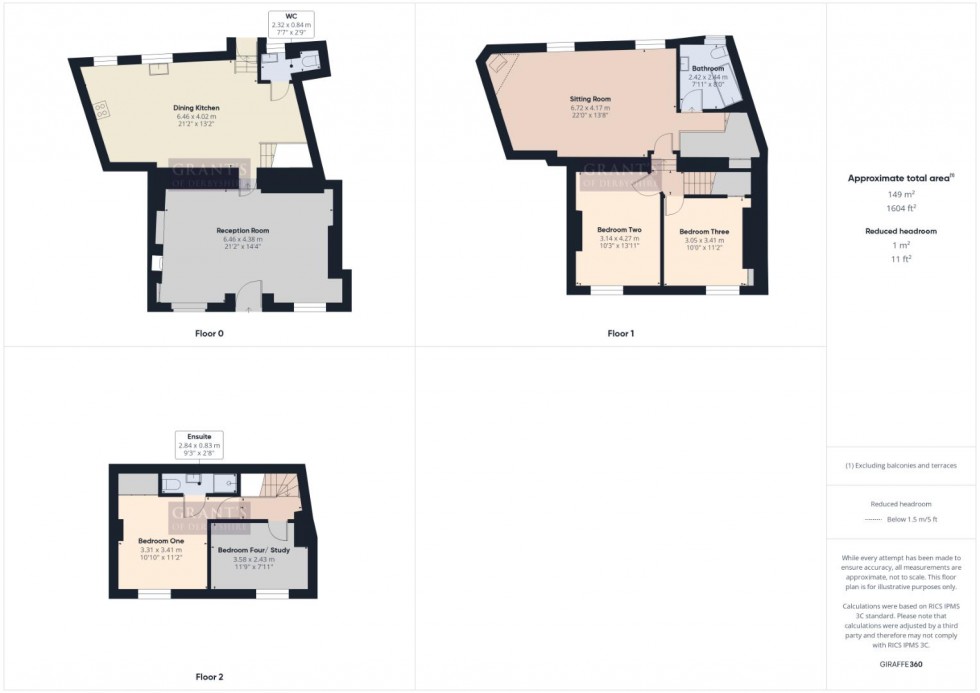 Floorplan for Causeway, Wirksworth, Matlock