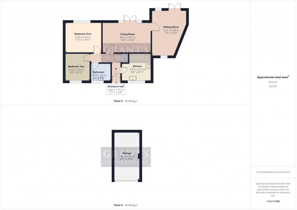 Floorplan for Yokecliffe Drive, Wirksworth, Matlock