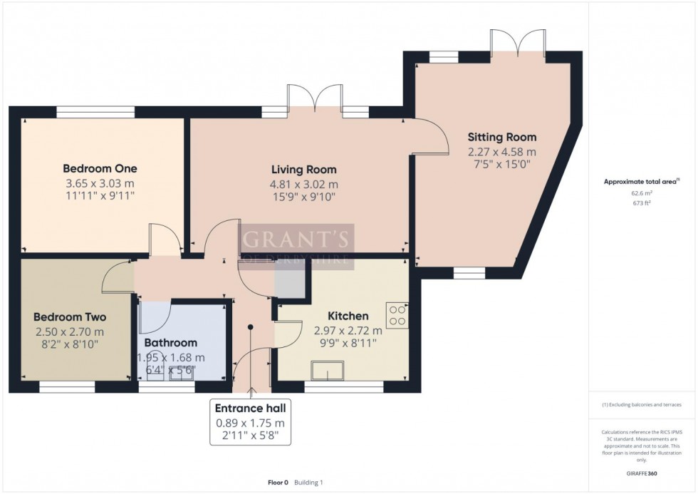 Floorplan for Yokecliffe Drive, Wirksworth, Matlock