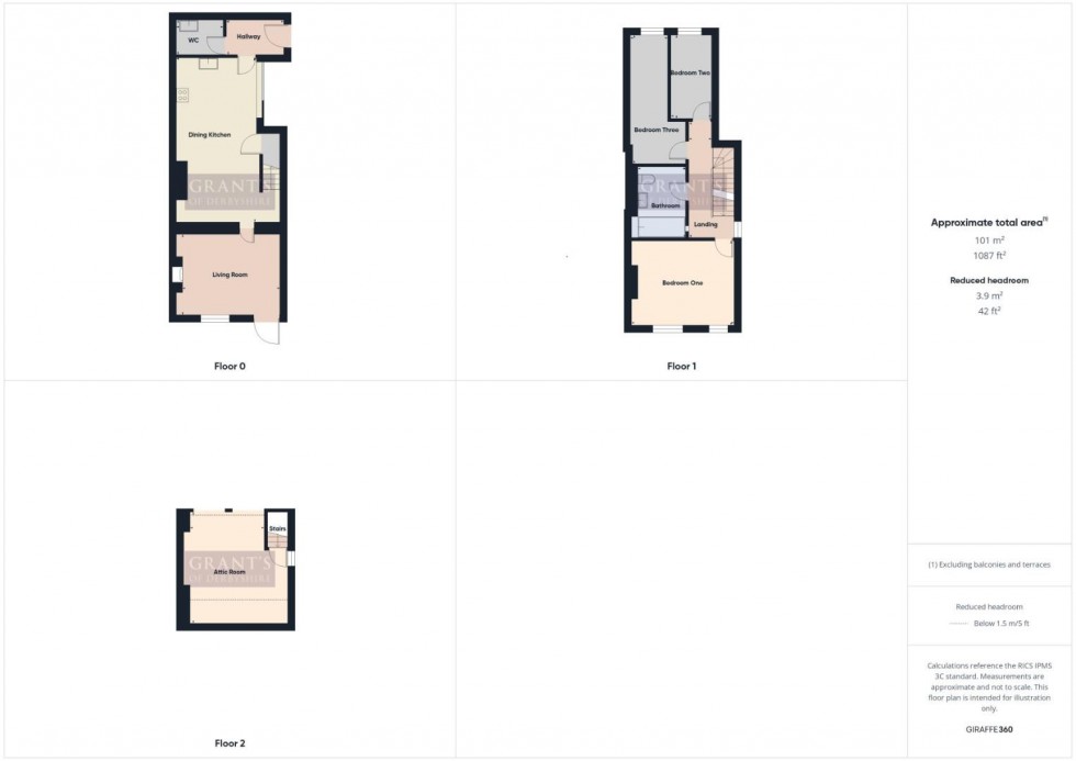Floorplan for Upperwood Road, Matlock Bath