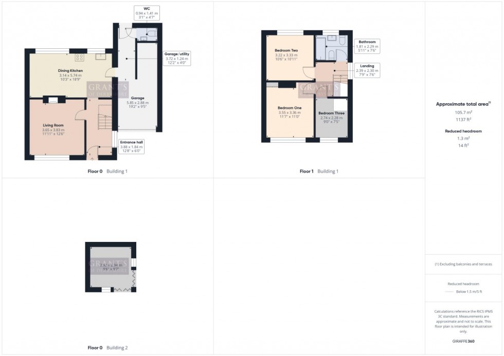 Floorplan for Bournebrook Avenue, Wirksworth, Matlock